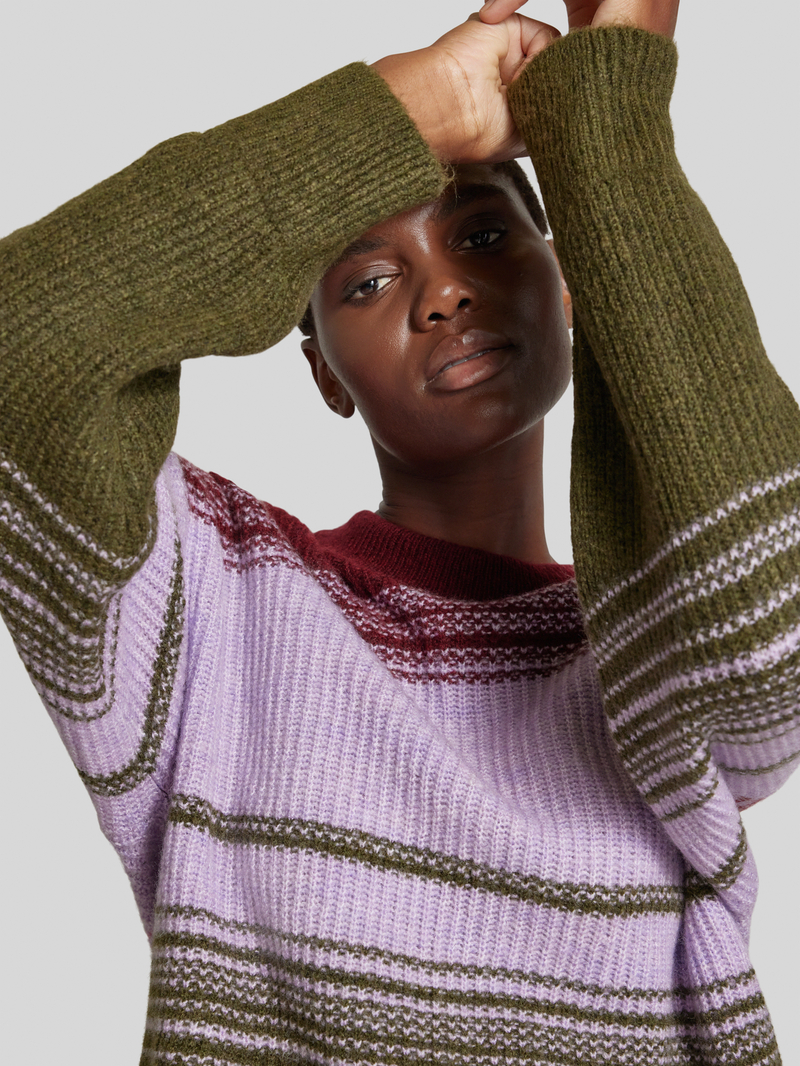 s.Oliver RED LABEL Relaxed fit pullover met strepen