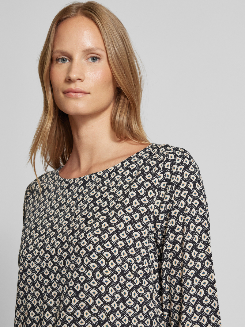Zero Regular fit blouseshirt met 3 4-mouwen
