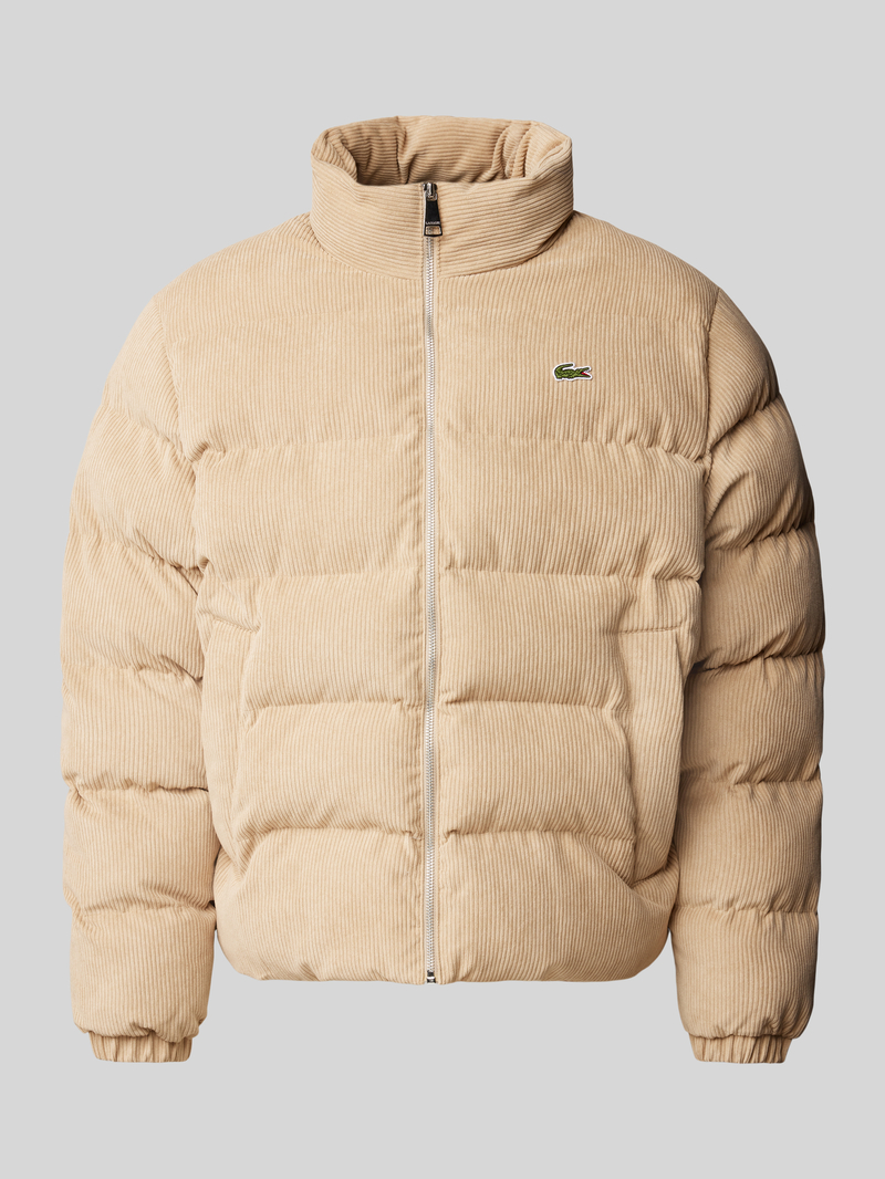 Lacoste Gewatteerd jack in ribcordlook