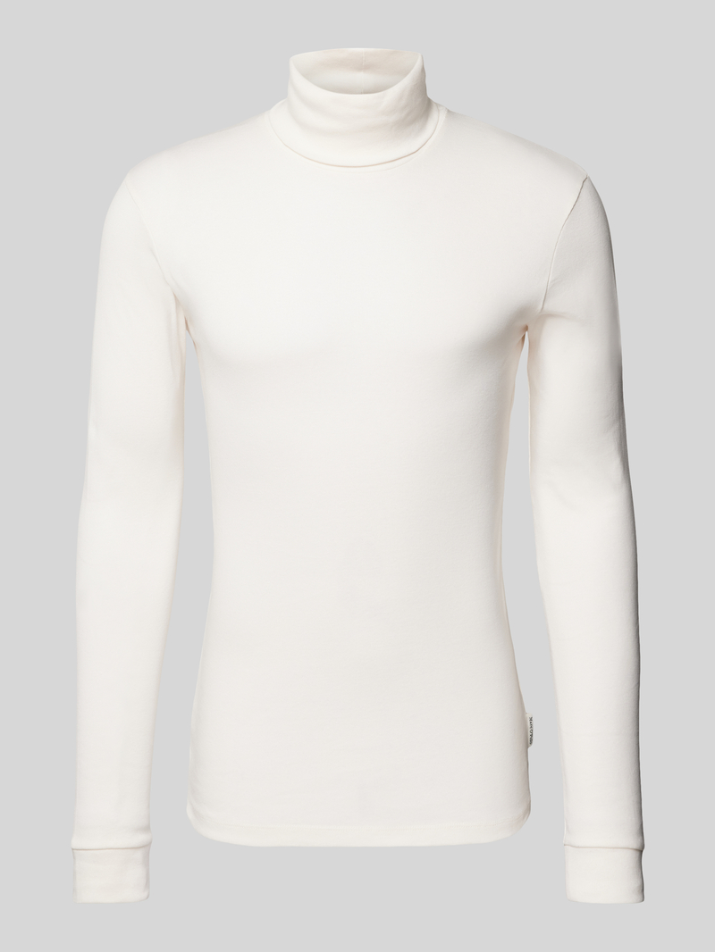 Marc O'Polo Regular fit turtleneck met mouwboordjes