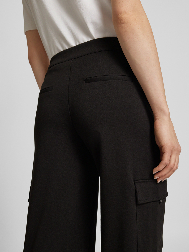 Ichi Baggy fit stoffen broek met cargozakken model 'IMONSE'