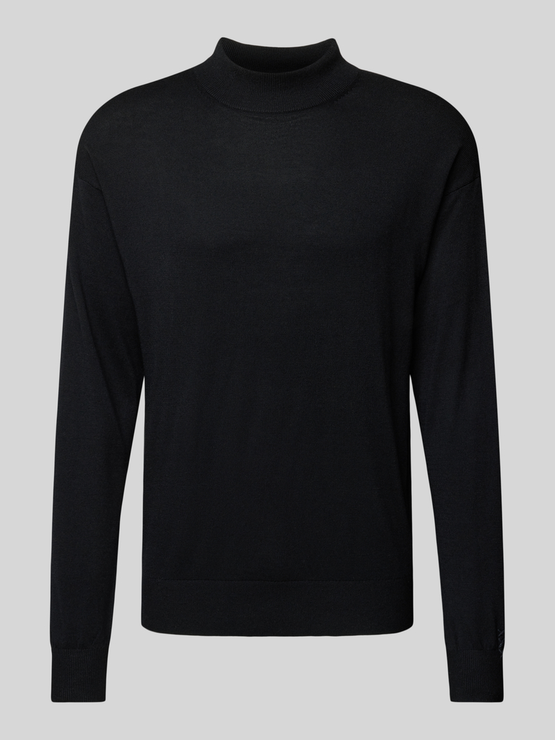 Scotch & Soda Gebreide pullover met opstaande kraag, model 'CORE'