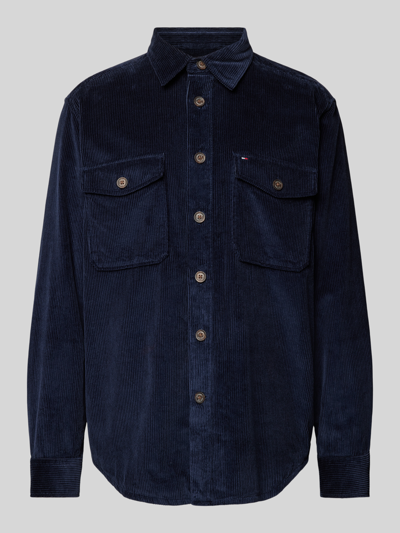 Tommy Hilfiger Regular fit overhemdjack met knoopsluiting model 'CORDUROY'