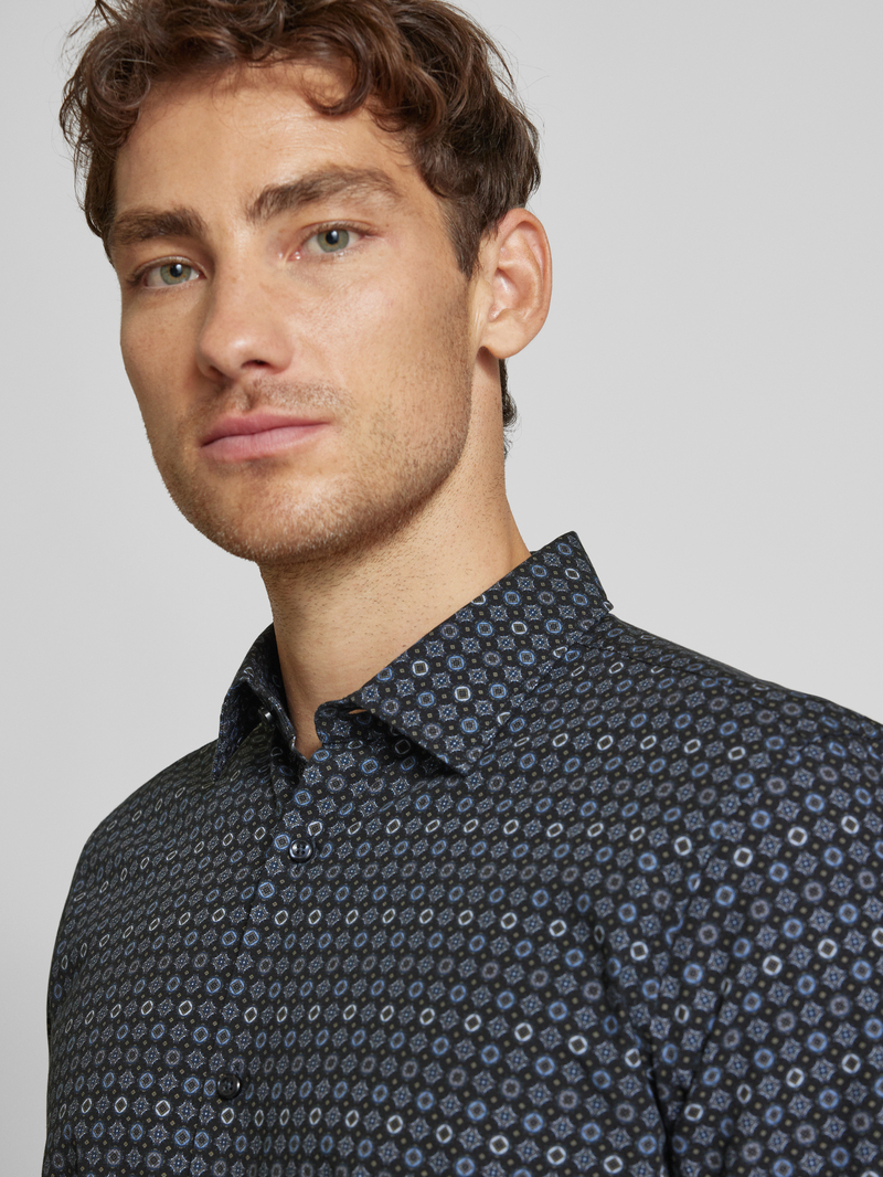 Joop! Slim fit zakelijk overhemd met haaikraag model 'Pit'