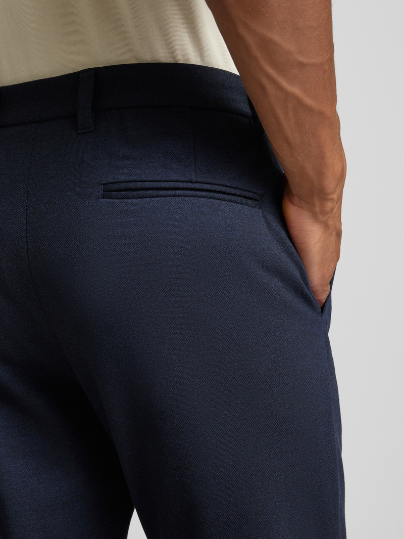 lindbergh Slim fit stoffen broek met verkort model