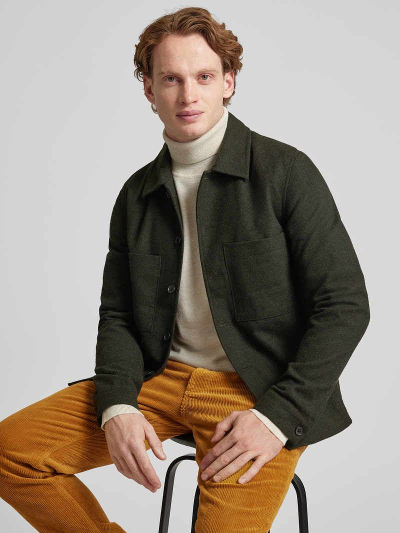 Jack & Jones Premium Overhemdjack met knoopsluiting model 'WINTER'