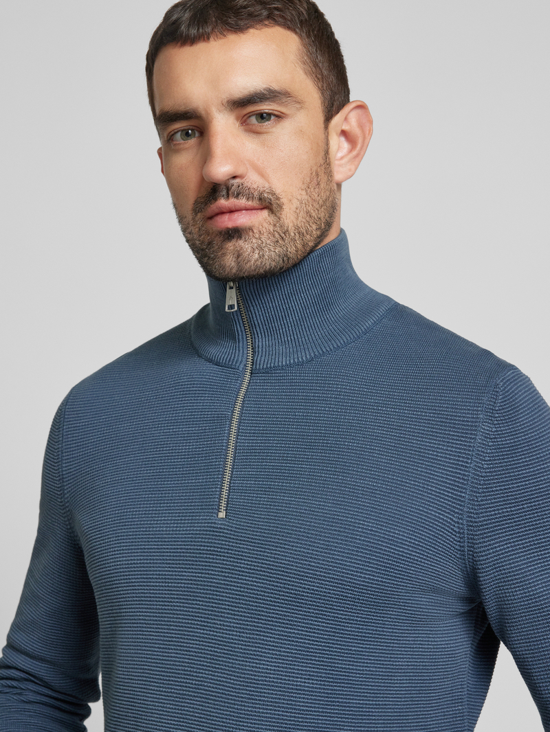 Marc O'Polo Regular fit schipperstrui met Ottomaanse structuur