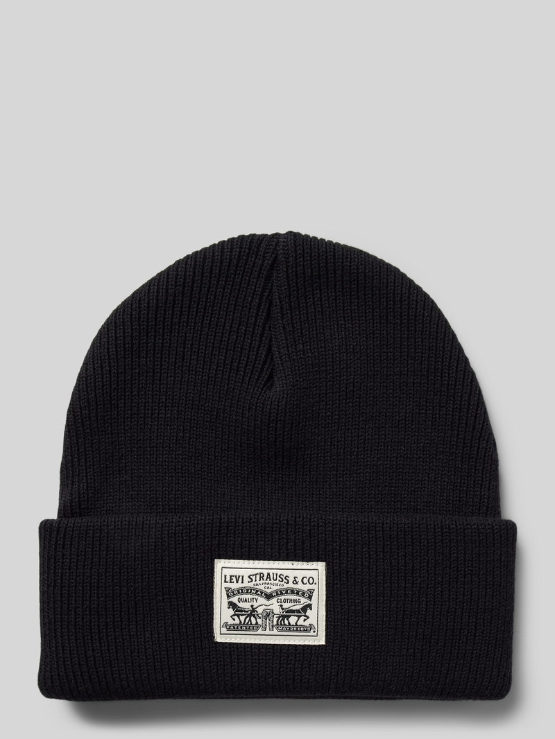 Levi's Beanie met labelpatch model 'BACKPATCH'