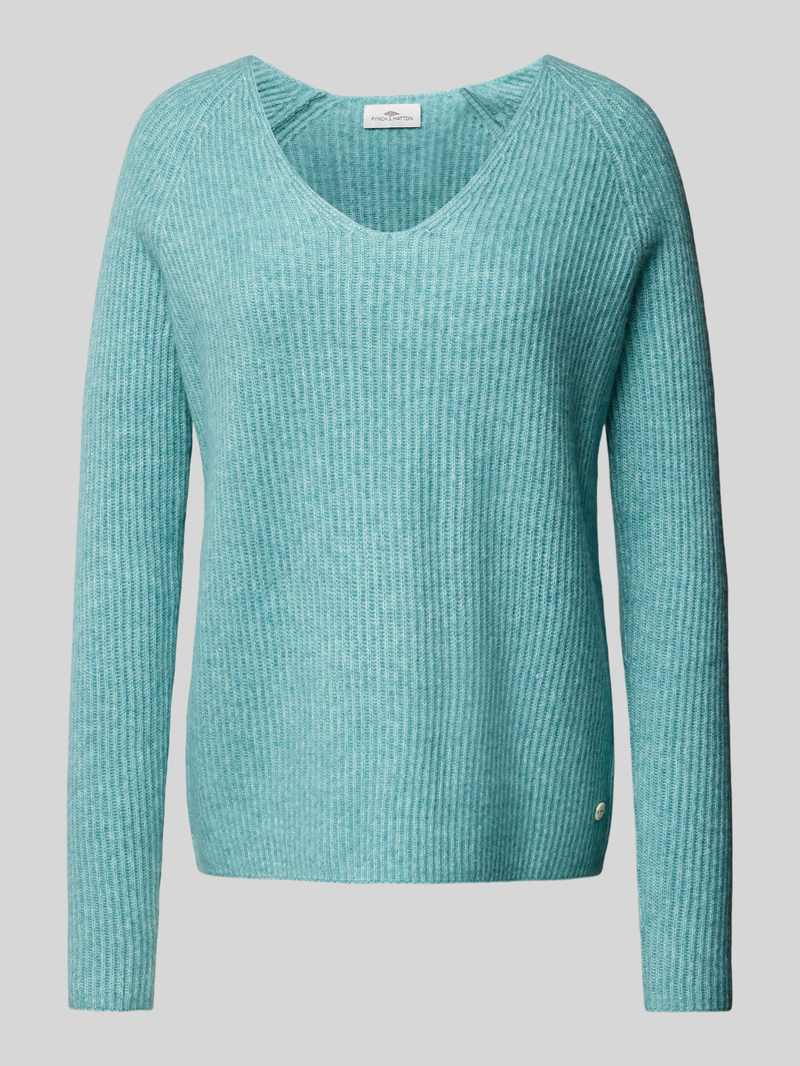 FYNCH-HATTON Gebreide pullover met V-hals