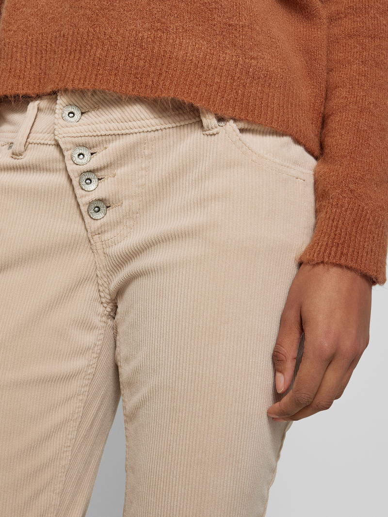 Buena Vista Corduroy broek met knoopsluiting model 'Malibu'