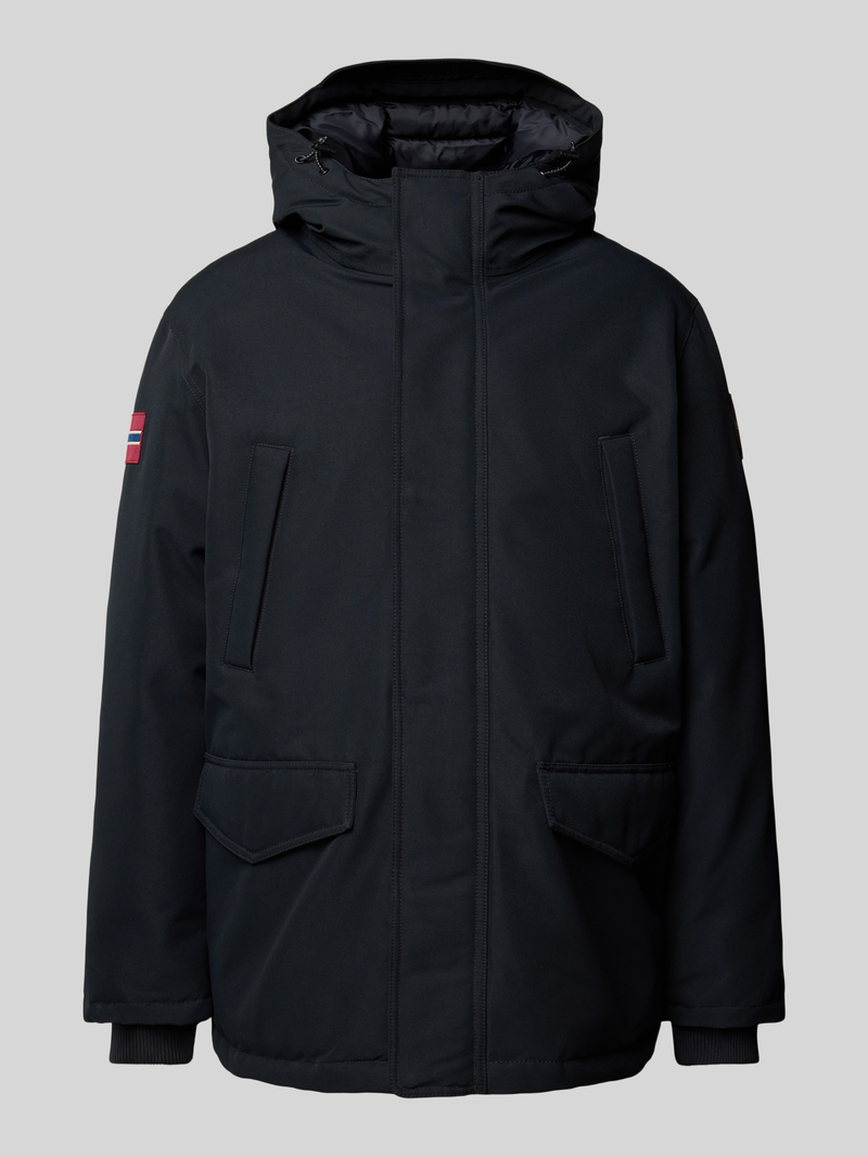 Napapijri Functioneel jack met labelpatch model 'CORNIER'