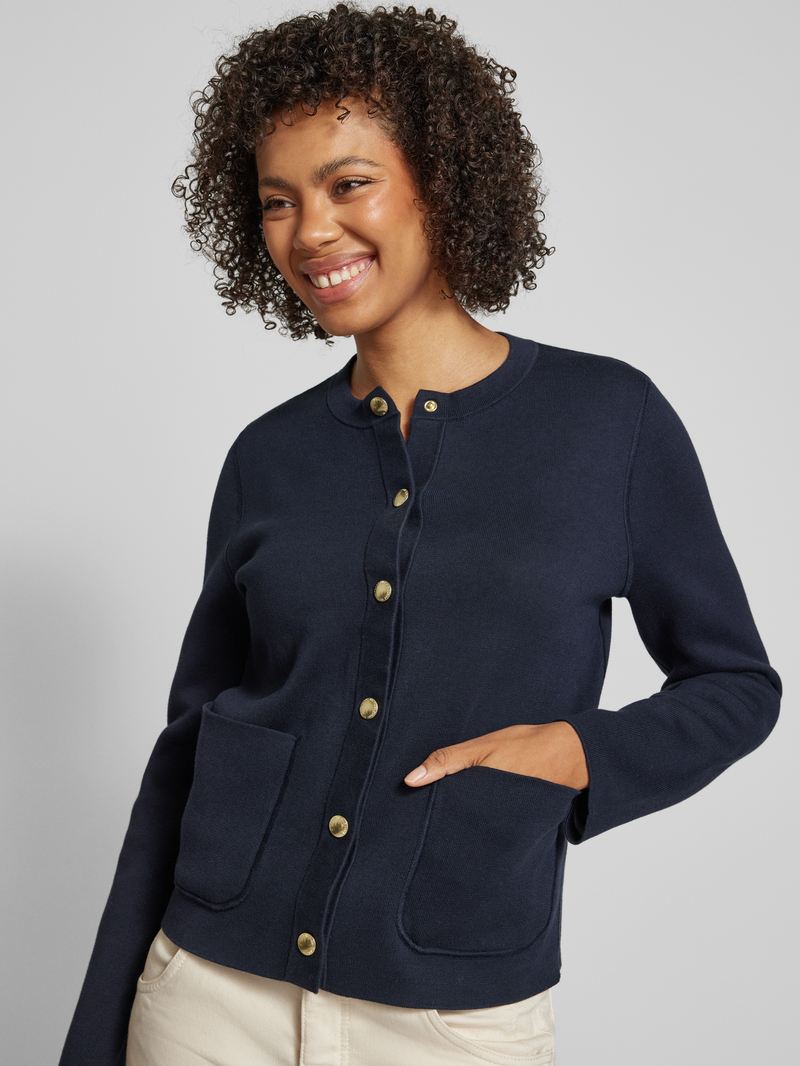 Tommy Hilfiger Cardigan met opgestikte zakken