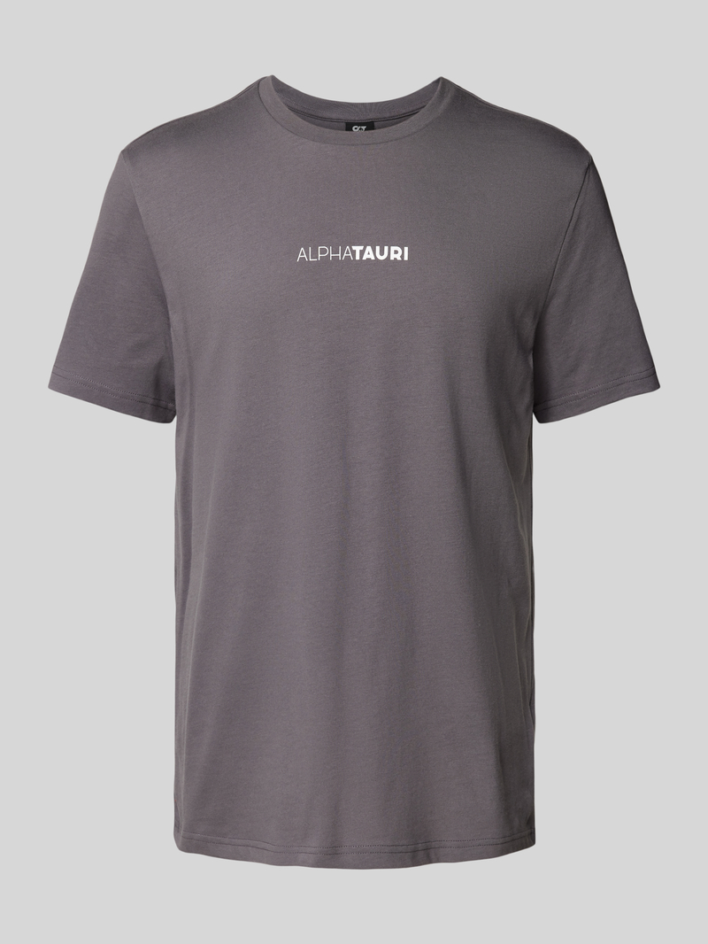 AlphaTauri T-shirt met labelprint, model 'JOTTO'