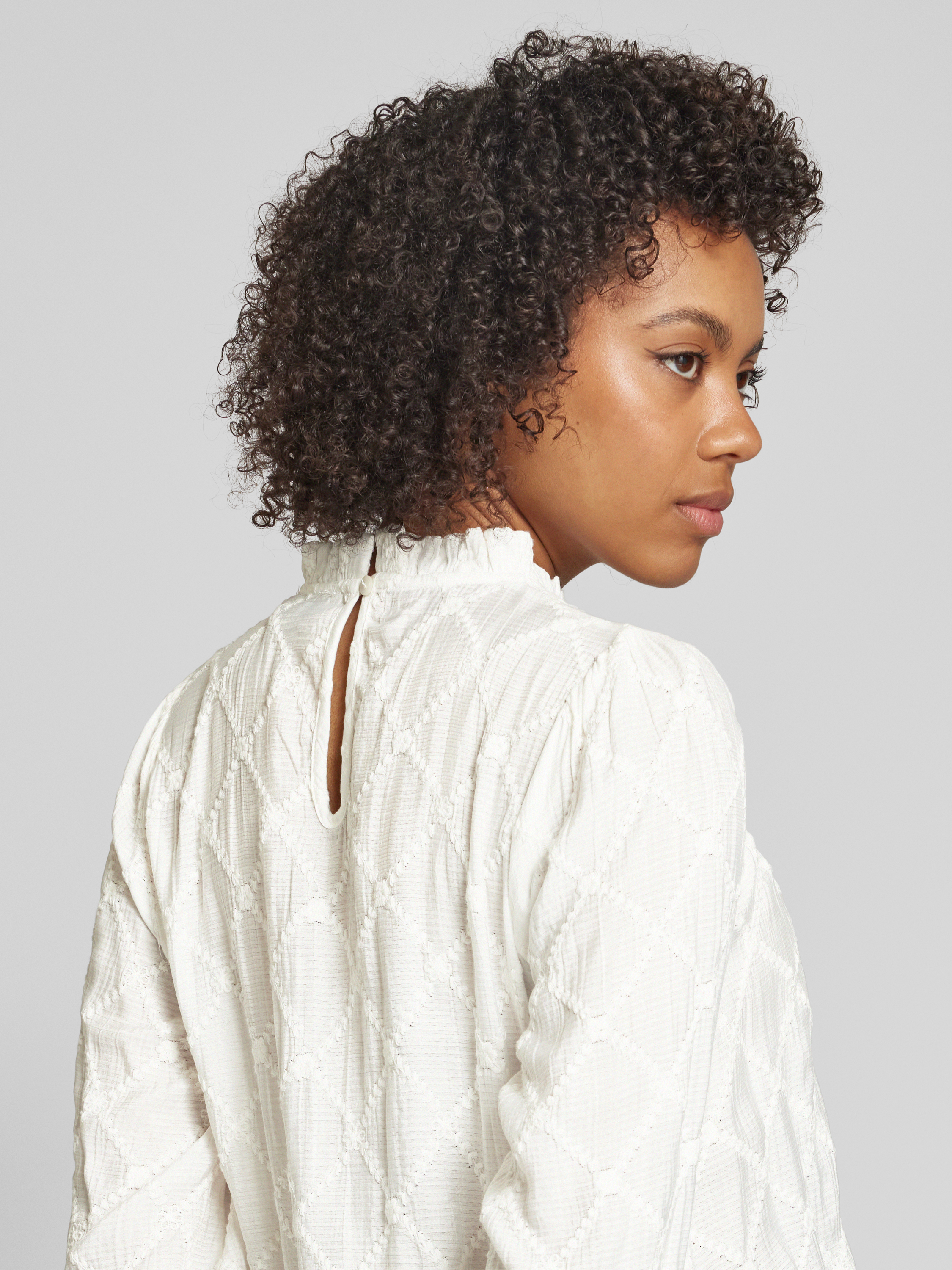 NEO NOIR Regular fit blouse met labeldetail model 'Mamara'