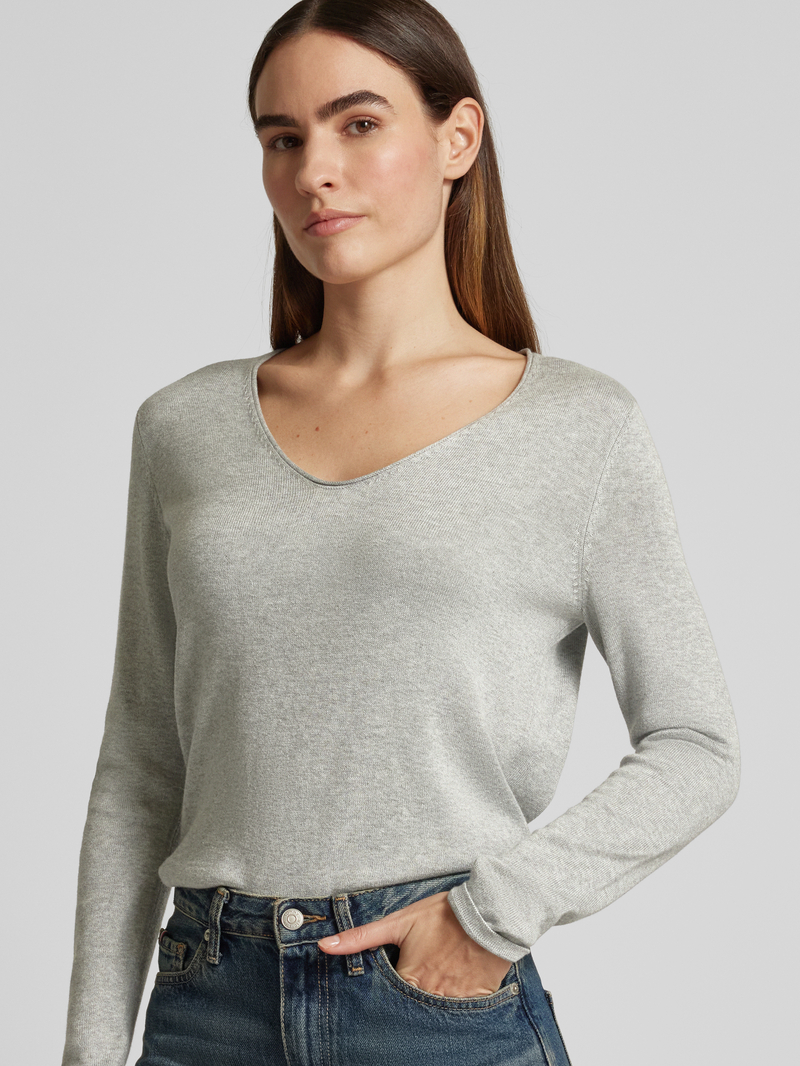 Tom Tailor Regular fit pullover met V-hals