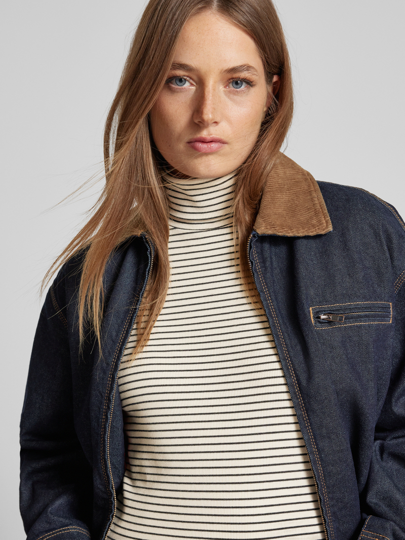 Jake*s Casual Shirt met lange mouwen en col