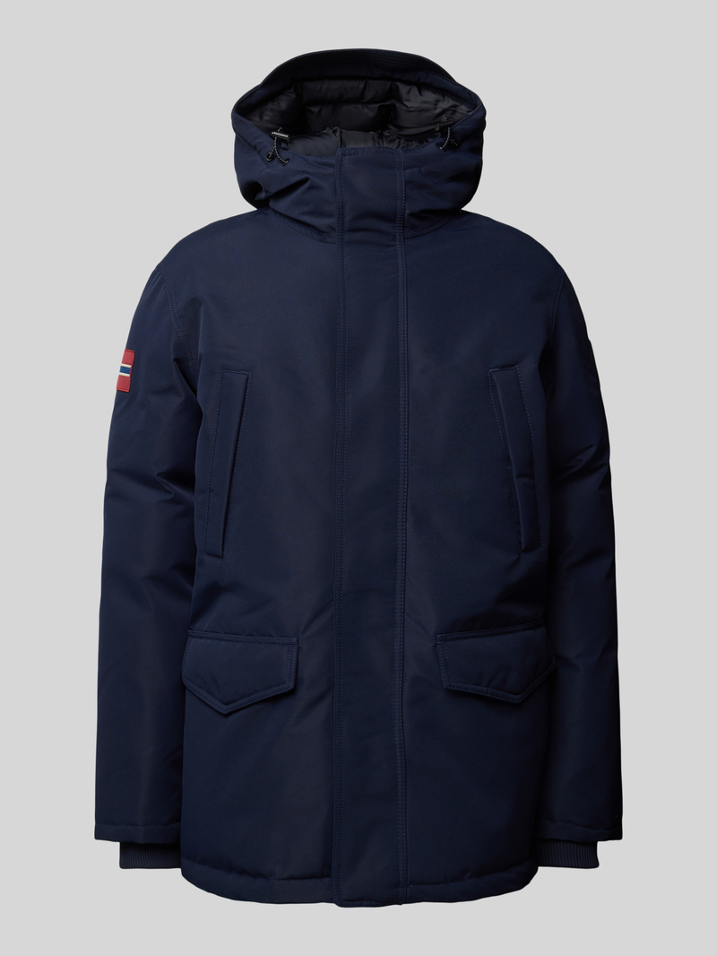 Napapijri Functioneel jack met labelpatch model 'CORNIER'