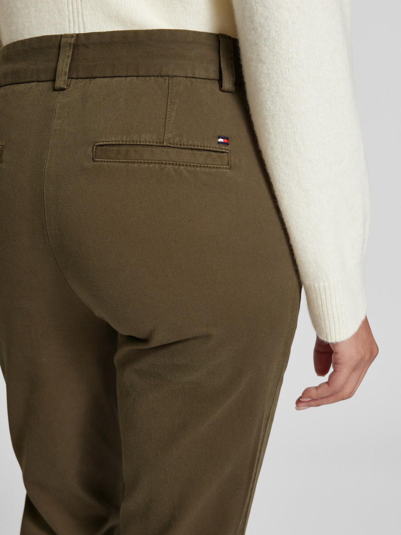 Tommy Hilfiger Regular fit chino met achterzakken