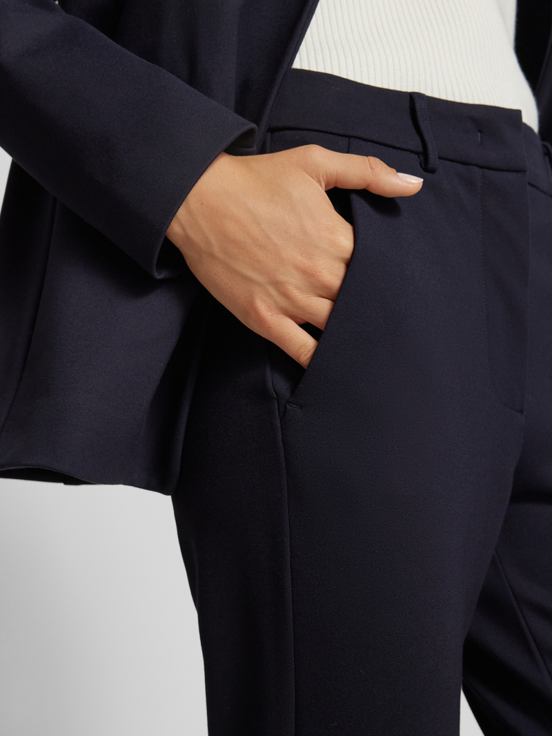 MM Slim fit stoffen broek met steekzakken model 'ADEPTO'