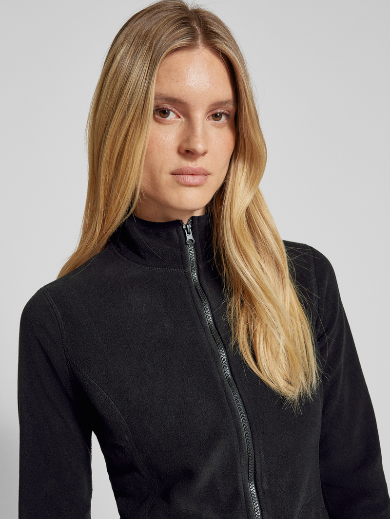 Christian Berg Woman Shaped fit fleecejack met opstaande kraag