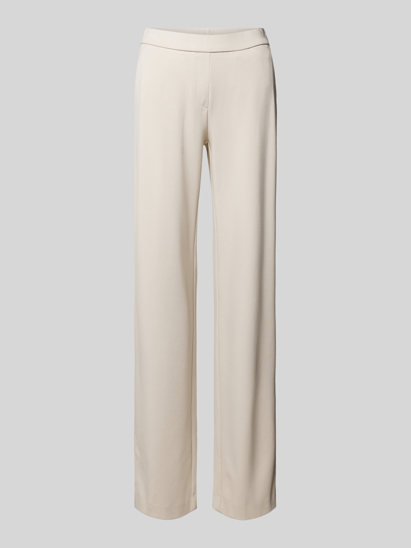 TONI Wide leg stoffen broek met achterzakken model 'Jenny'