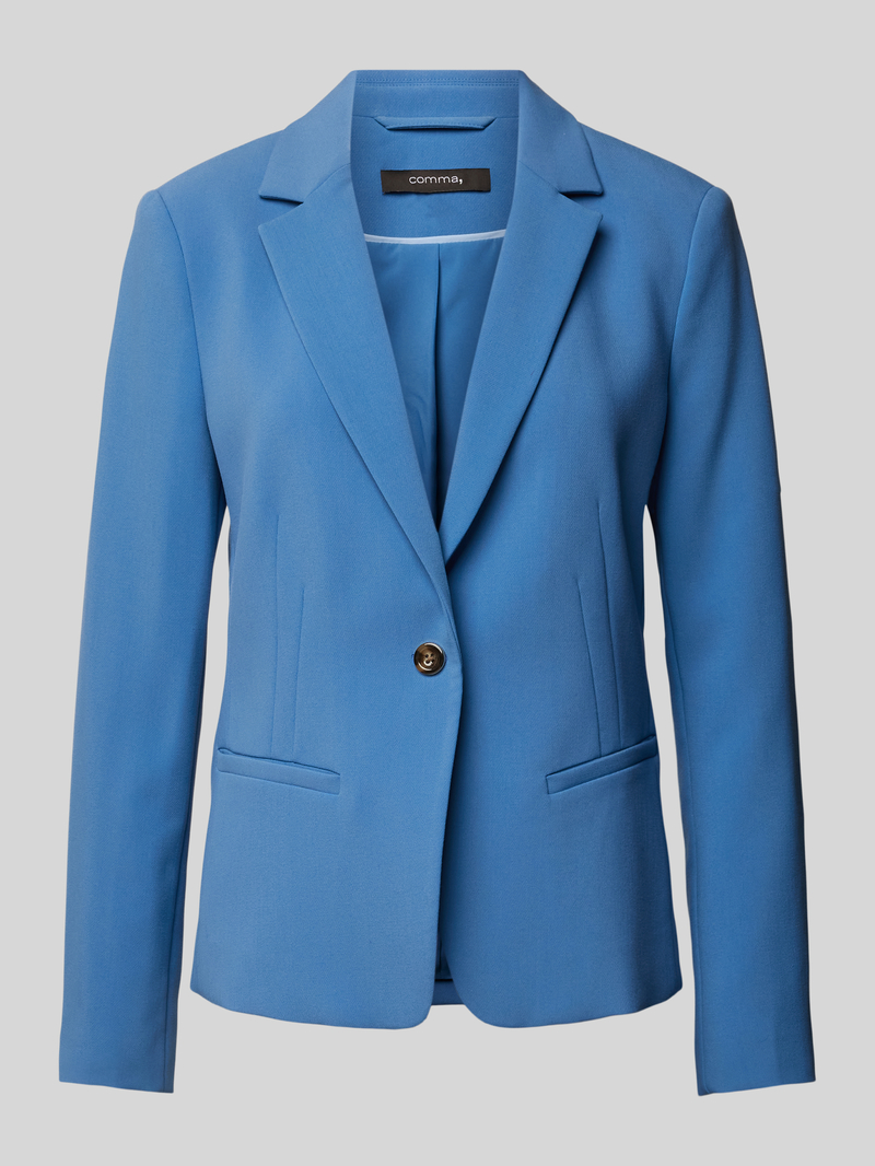 comma Regular fit blazer met reverskraag