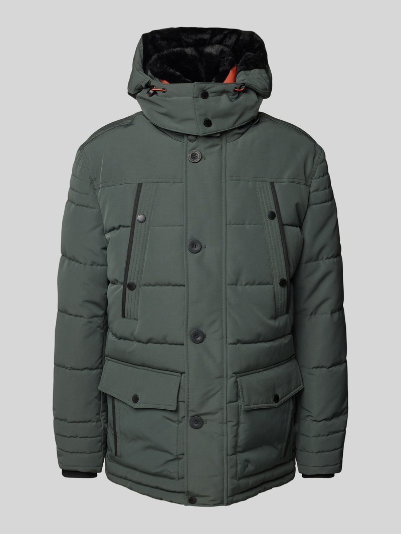 MCNEAL Gewatteerd jack met labeldetail