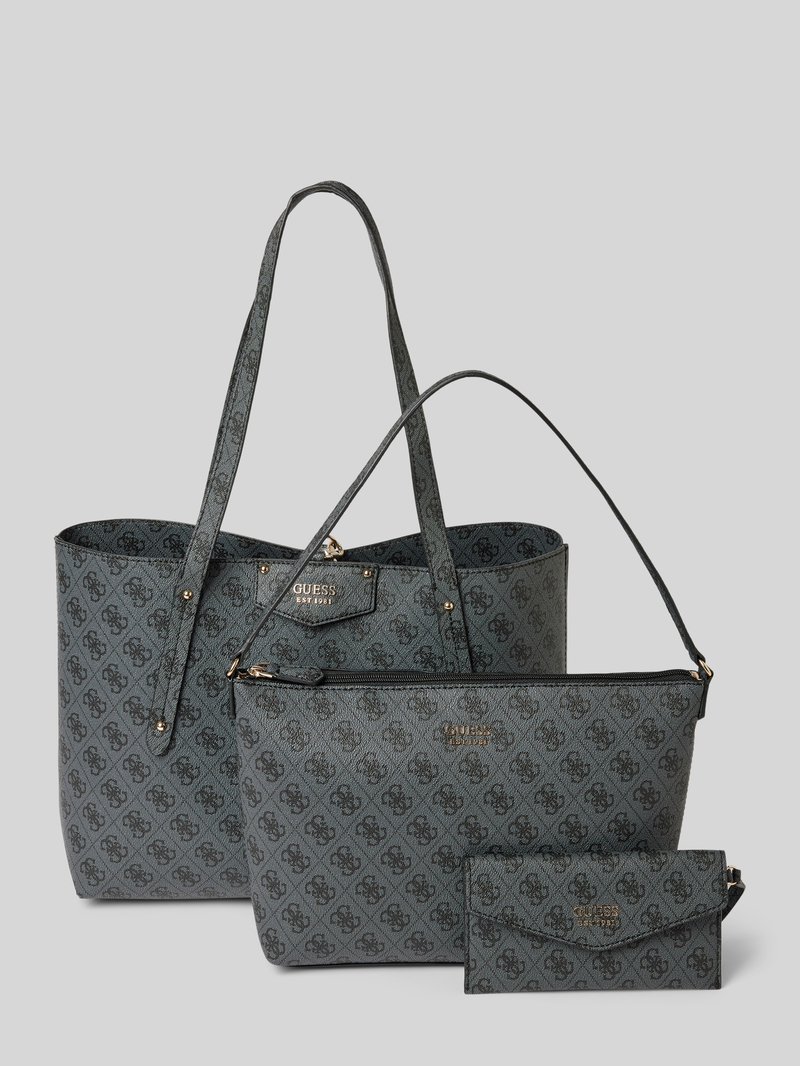 Guess Handtas met labelapplicatie model 'ECO BRENTON'