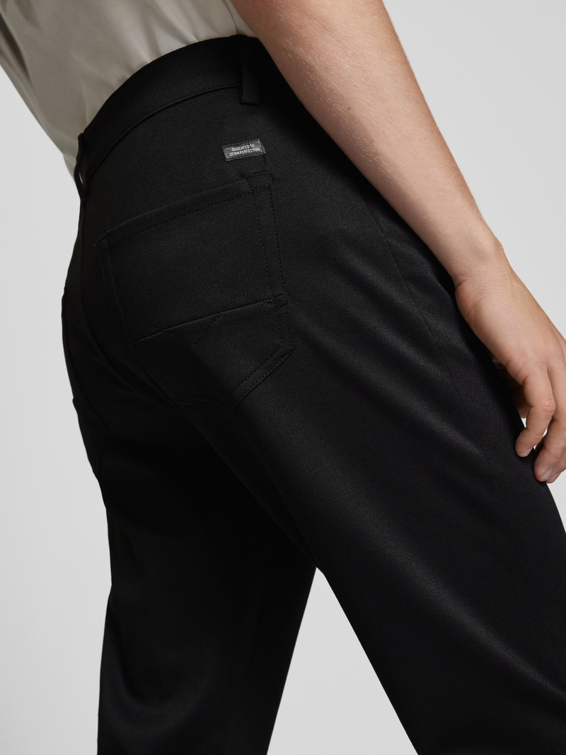 Blend Slim fit stoffen broek met steekzakken model 'Morgan'