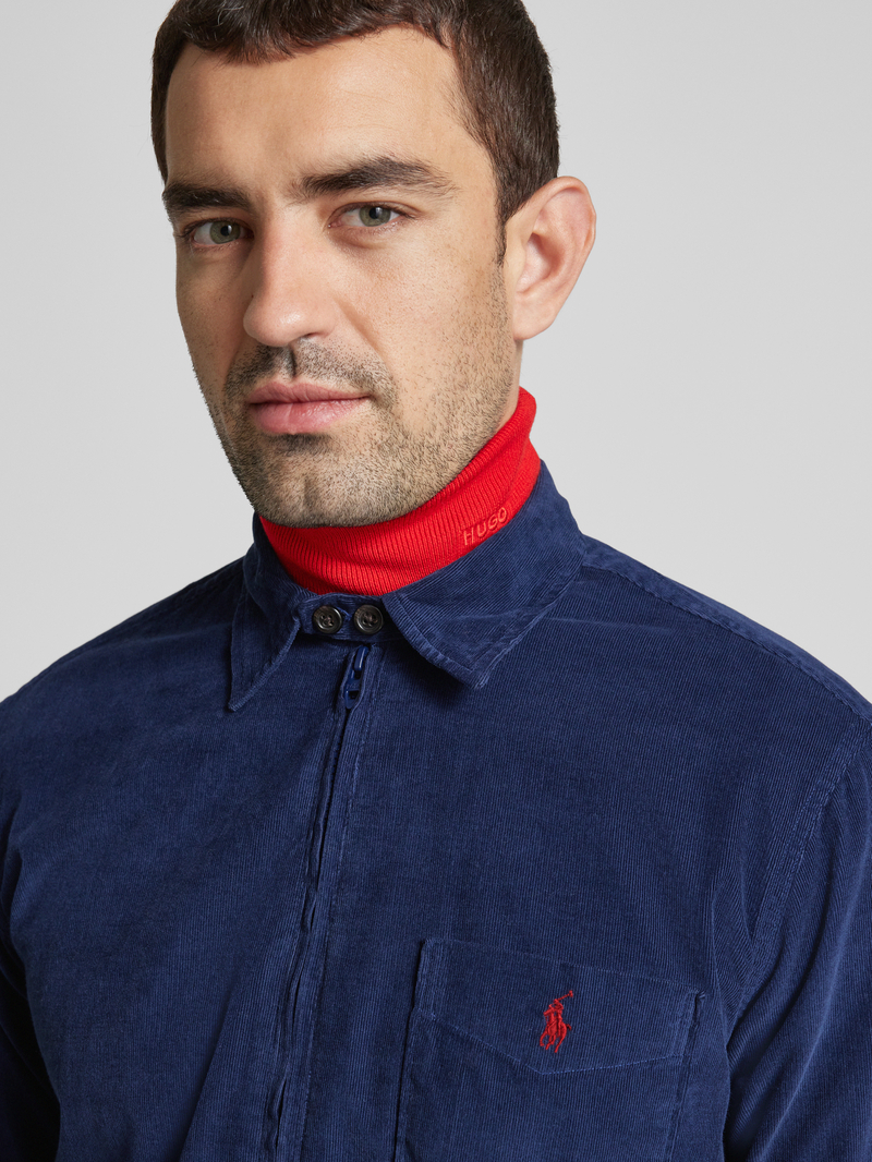 Polo Ralph Lauren Classic fit vrijetijdsoverhemd met deelbare ritssluiting