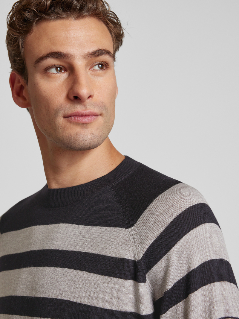 Armani Exchange Gebreide pullover met ronde hals