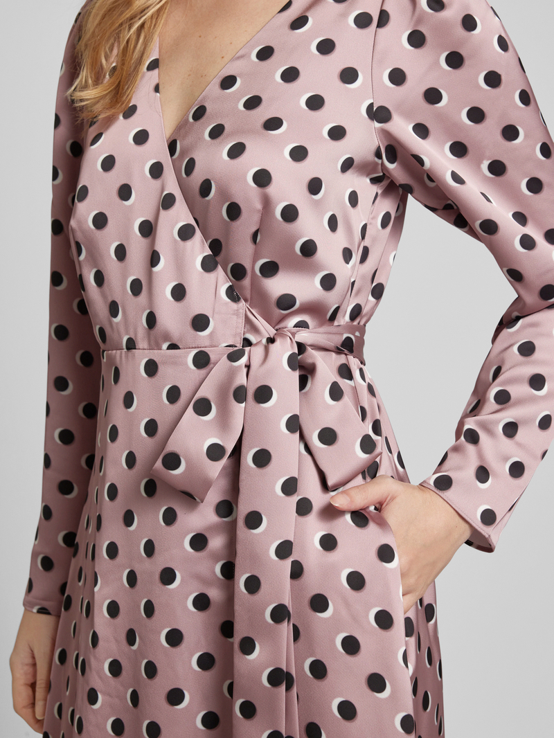 HUGO Midi-jurk in wikkellook model 'Kapia'