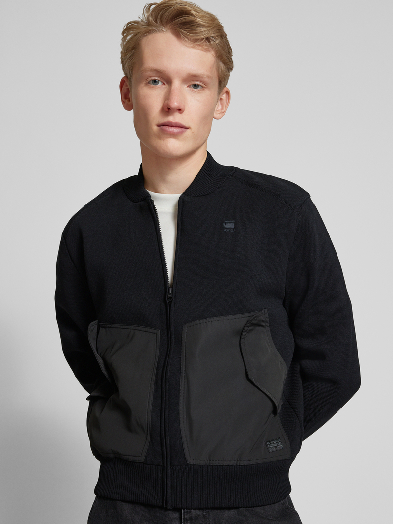G-Star Raw Gebreid bomberjack met klepzakken