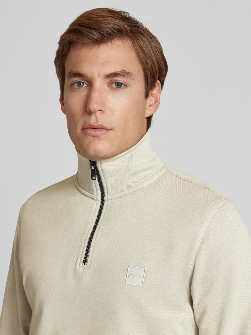 Boss Orange Sweatshirt met opstaande kraag model 'Zertrust'