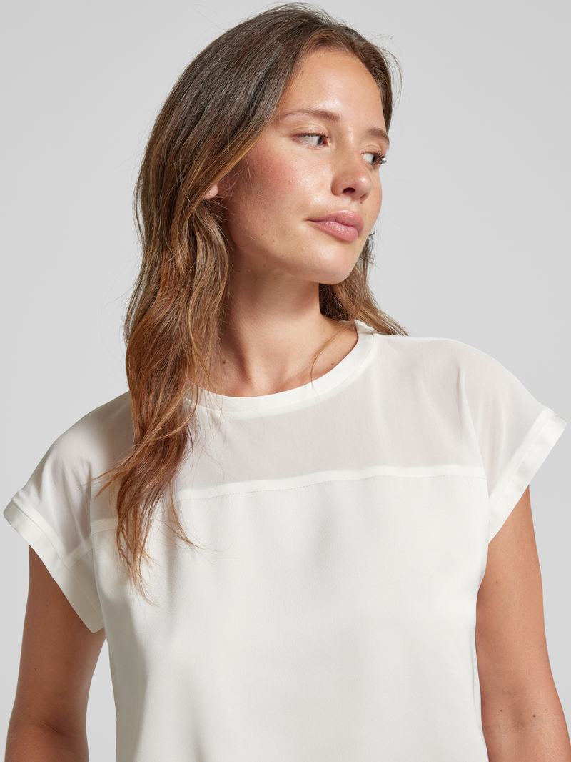 Vila Blouseshirt met ronde hals model 'VIELLETTE'