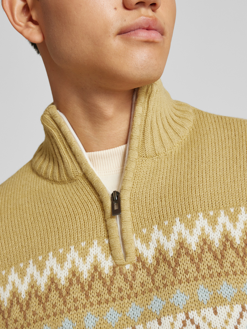 Blend Gebreide pullover met opstaande kraag