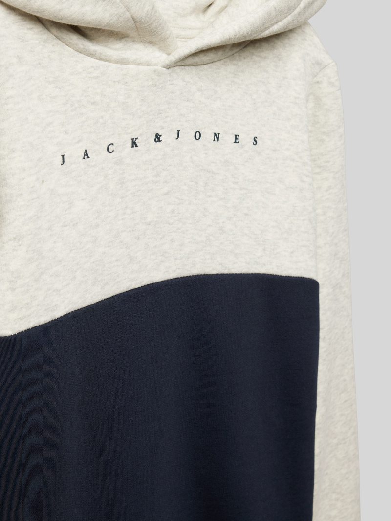 jack & jones Hoodie met labelprint model 'STAR'