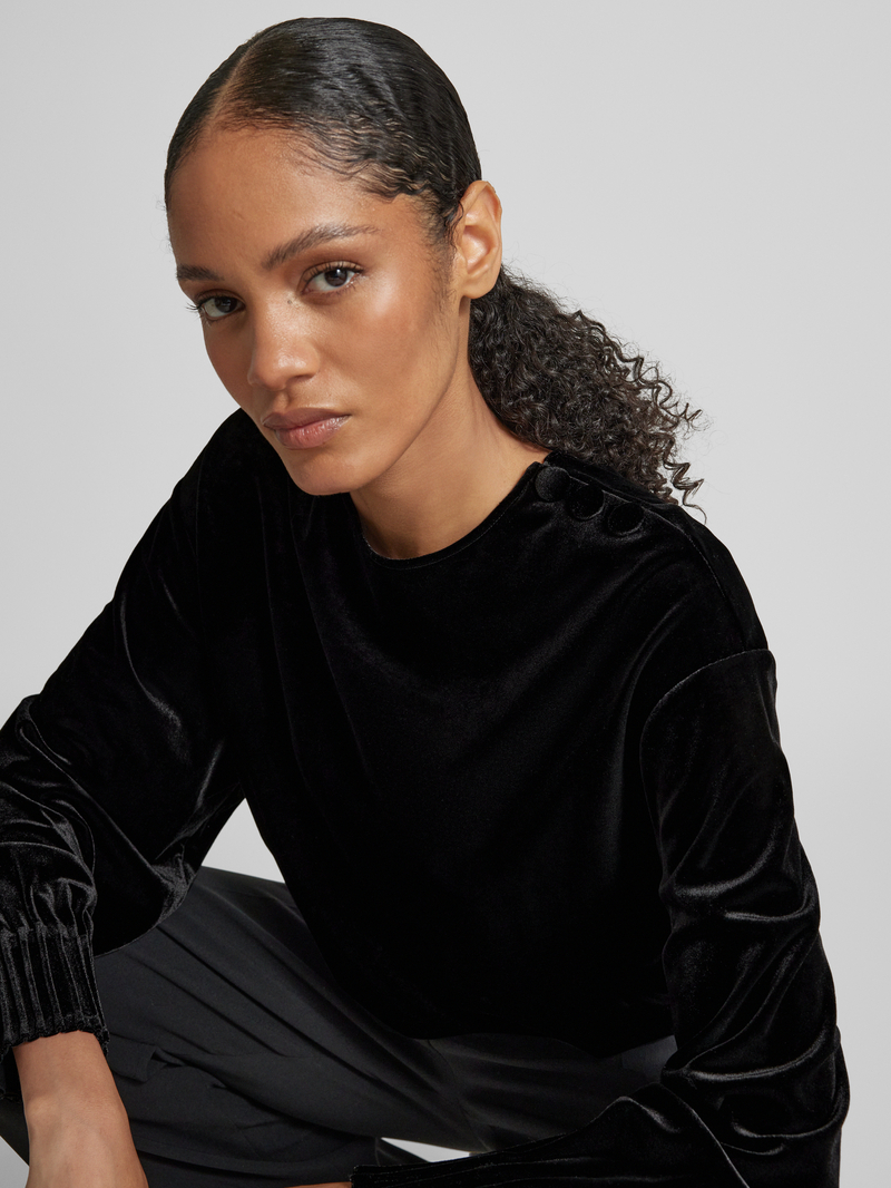 Emporio Armani Shirt met lange mouwen en labeldetails