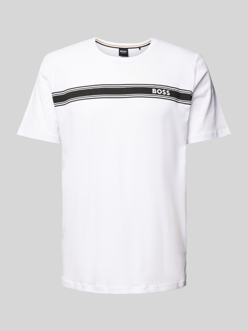 Boss T-shirt met labelprint model 'Urban'