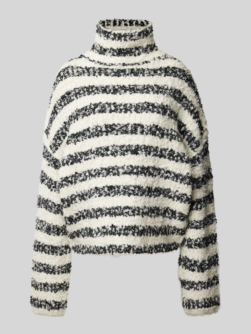 JAKE*S STUDIO WOMAN Relaxed fit gebreide pullover met opstaande kraag