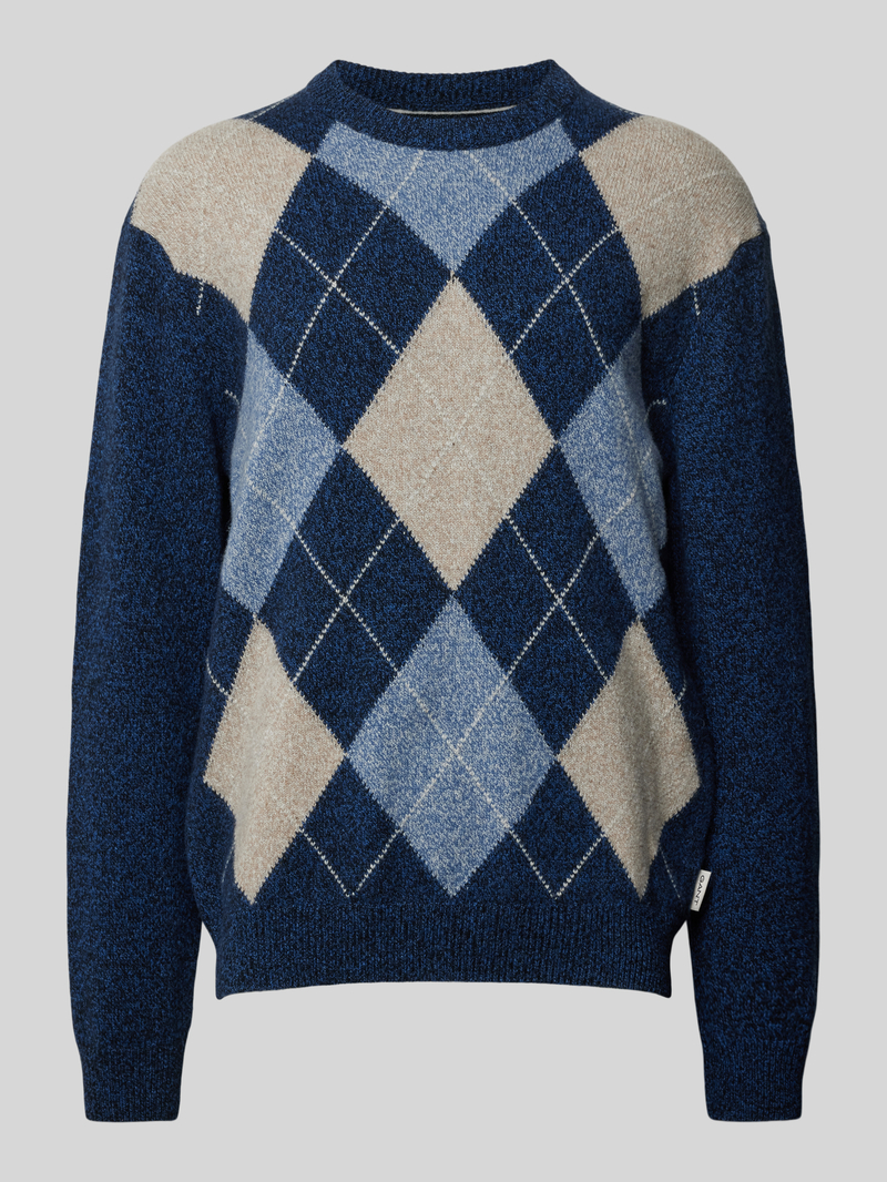 Gant Gebreide pullover met ronde hals model 'ARGYLE'