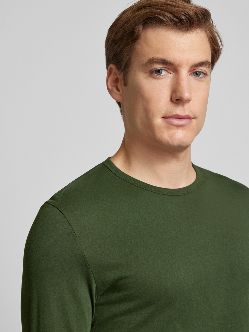 s.Oliver RED LABEL Regular fit shirt met lange mouwen van zacht katoenjersey