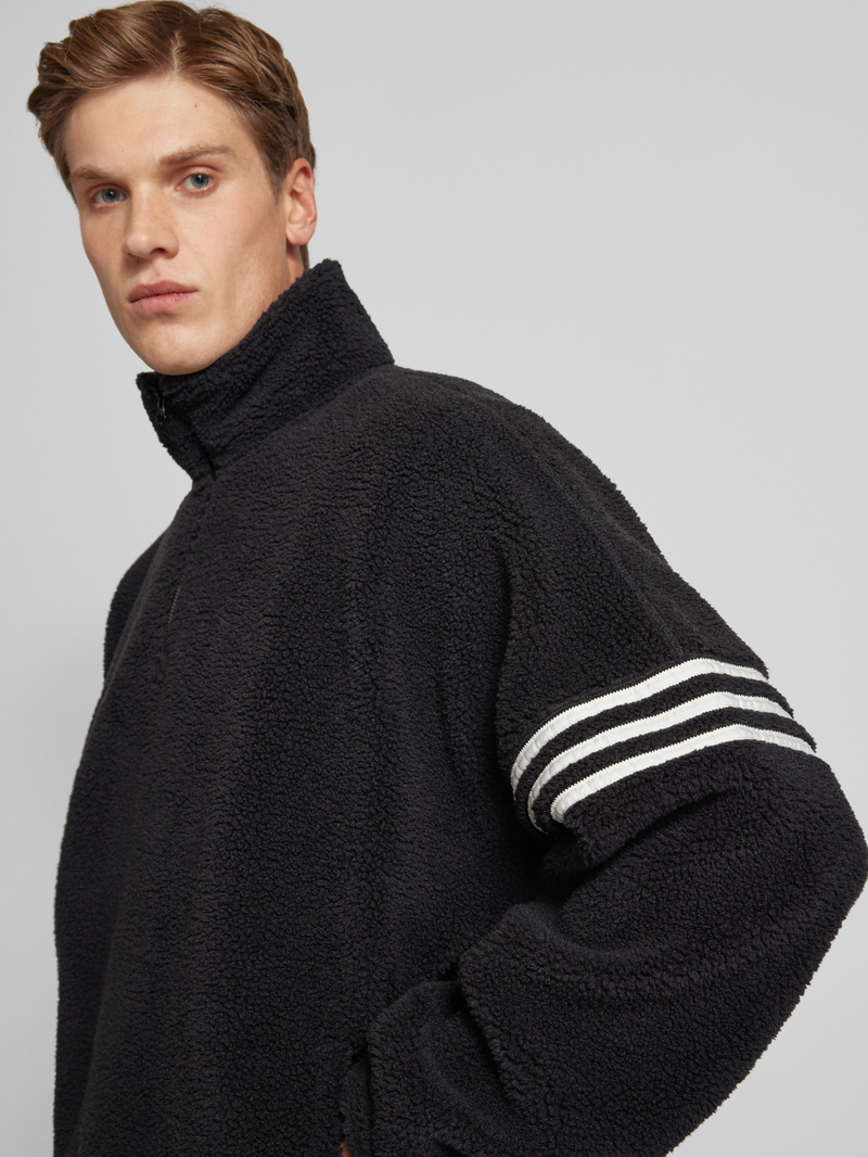 adidas Originals Fleecepullover met extra brede schouders