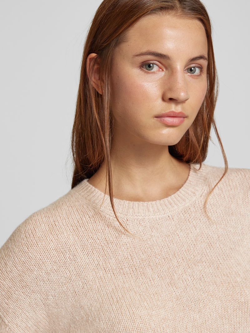 Marc O'Polo Loose fit gebreide pullover van zachte scheerwolmix