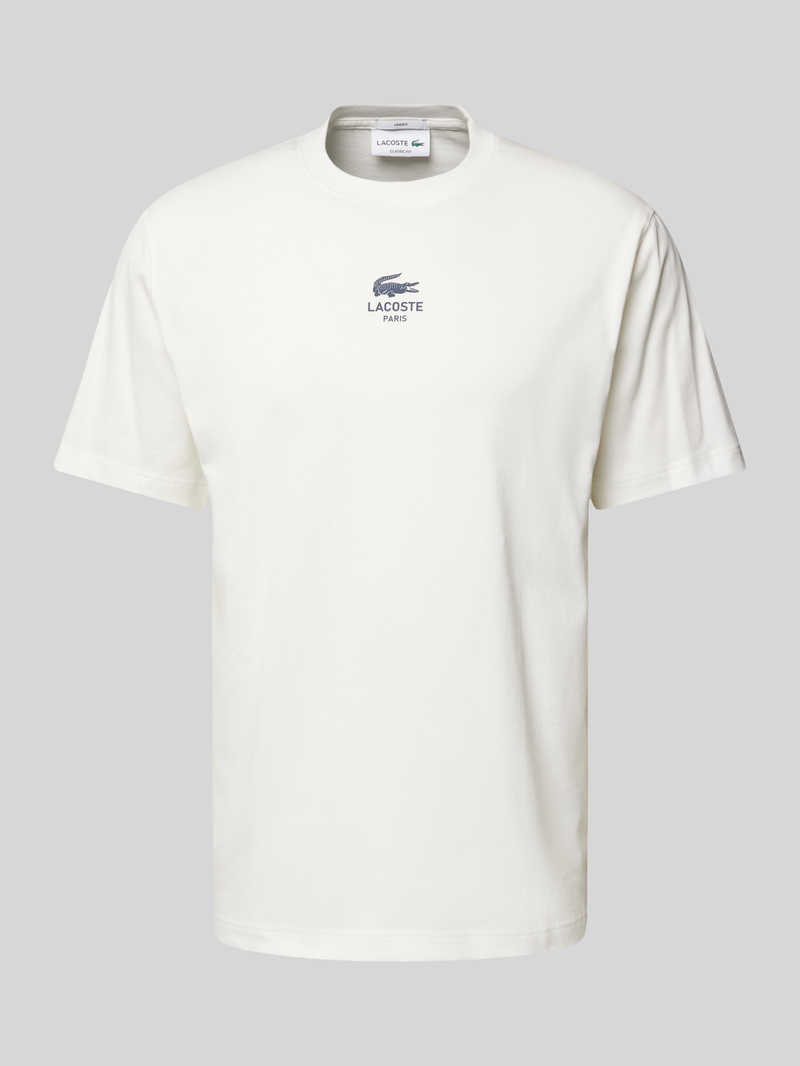 Lacoste T-shirt met labelprint