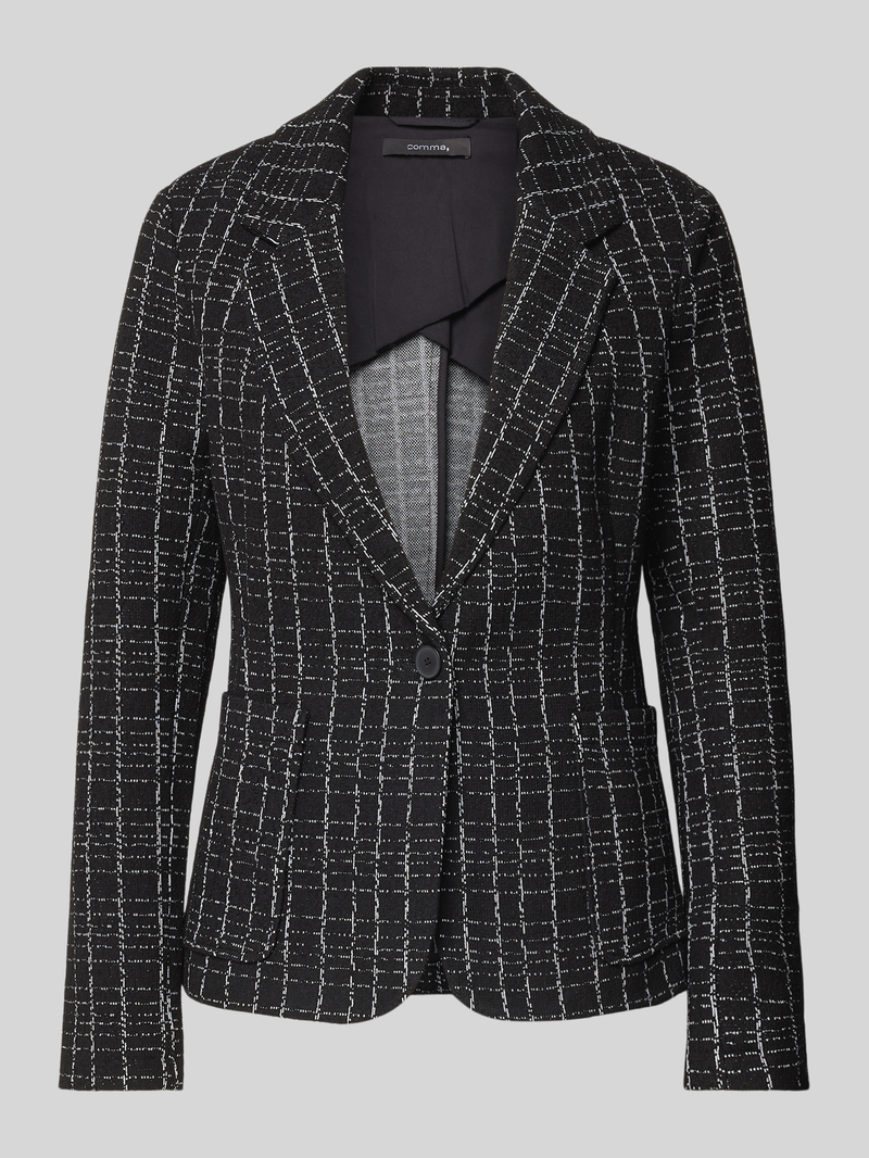 comma Blazer met reverskraag