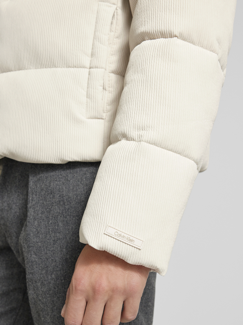 CK Calvin Klein Gewatteerd jack met opstaande kraag