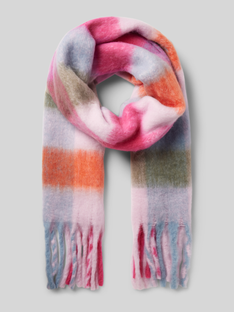 Pieces Sjaal met franjes model 'BEA'