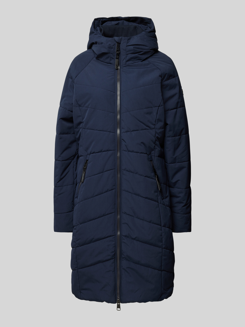 Ragwear Gewatteerde lange jas met tweewegsritssluiting model 'Dizzie'