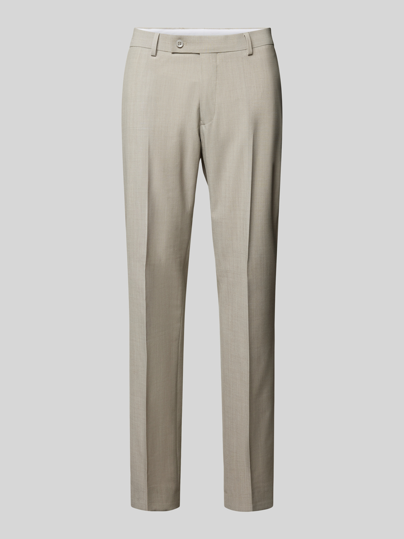 HECHTER PARIS Slim fit pantalon met persplooien